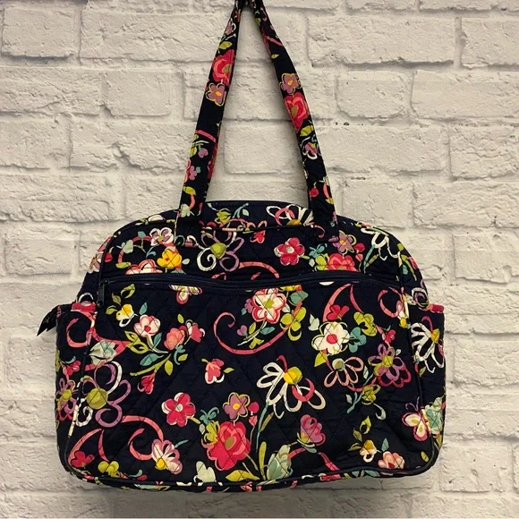 Vera Bradley Ribbons Pattern Weekender Bag - Picture 1 of 9